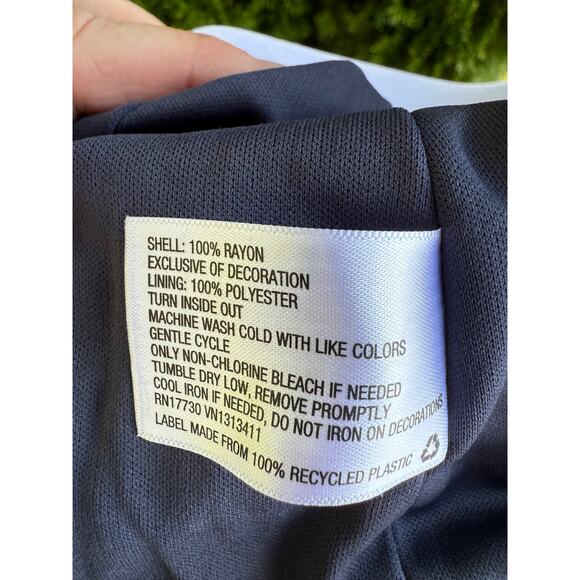 Xhilaration Navy Boho Dress Size Medium - Picture 7 of 7